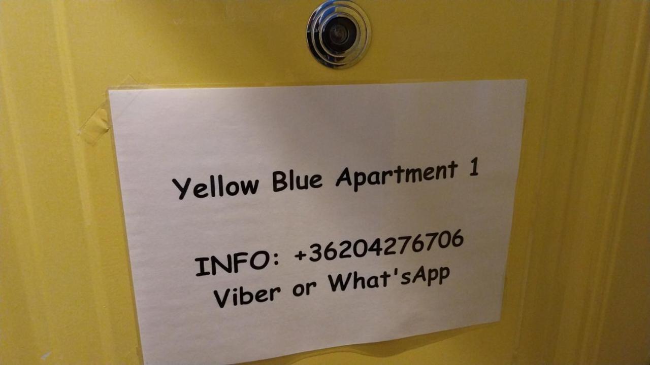Yellow Blue Apartment Budapešť Exteriér fotografie