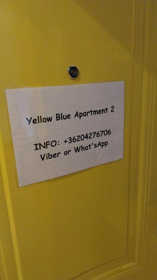 Yellow Blue Apartment Budapešť Exteriér fotografie